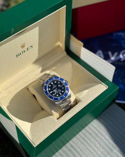 ROLEX SUBMARINER DATE BLACK DIAL SUIZO - AZUL