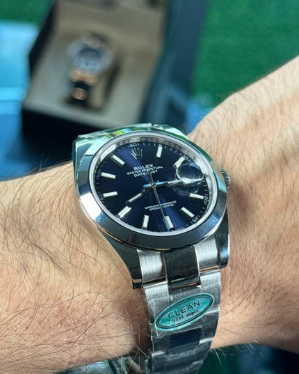 ROLEX DATEJUST 41 SUIZO - FONDO AZUL