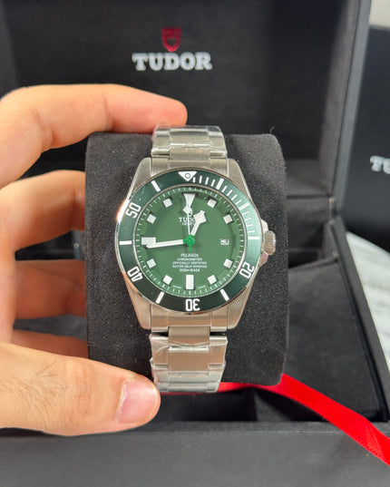 TUDOR PELAGOS 39 ACERO - VERDE