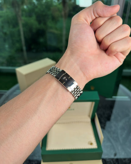 ROLEX DATEJUST SUIZO FONDO BLANCO