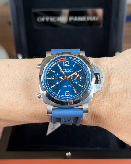 PANERAI LUMINOR REGATTA FLYBACK - AZUL