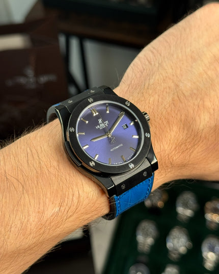 HUBLOT CLASSIC CERAMIC BLUE