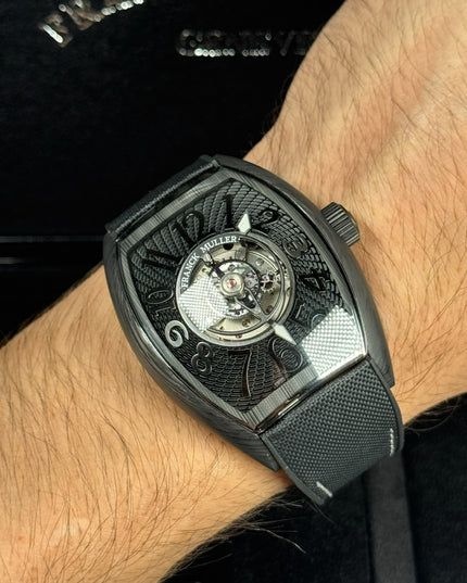 FRANCK MULLER GRAND CENTRAL TURBILLON  SUIZO - NEGRO