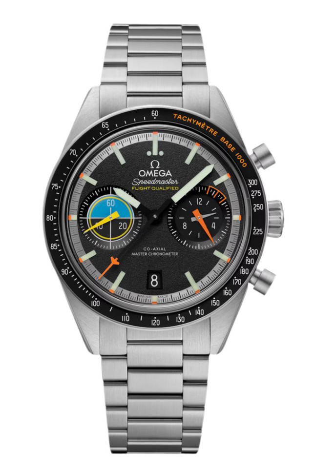 OMEGA SPEEDMASTER PILOT - EXTENSIBLE ACERO
