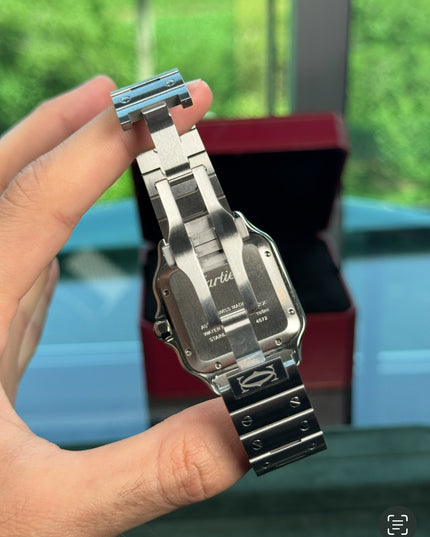 CARTIER SANTOS SUIZO DOBLE EXTENSIBLE - FONDO VERDE