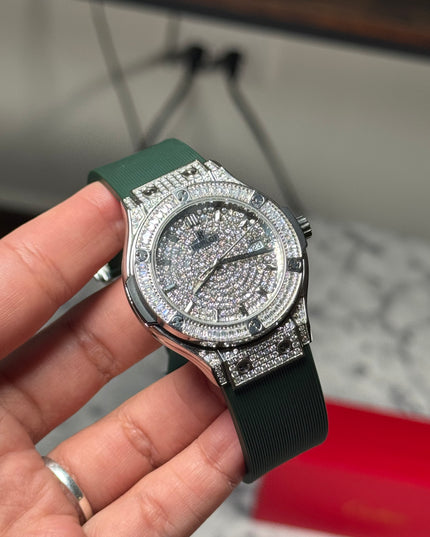 HUBLOT CLASSIC FUSION DAMA DIAMOND - VERDE