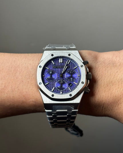 AUDEMARS PIGUET ROYAL OAK CRONÓGRAFO SUIZO - FONDO MORADO