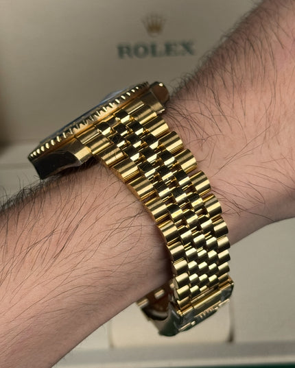 ROLEX GMT II DORADO OYSTER SUIZO