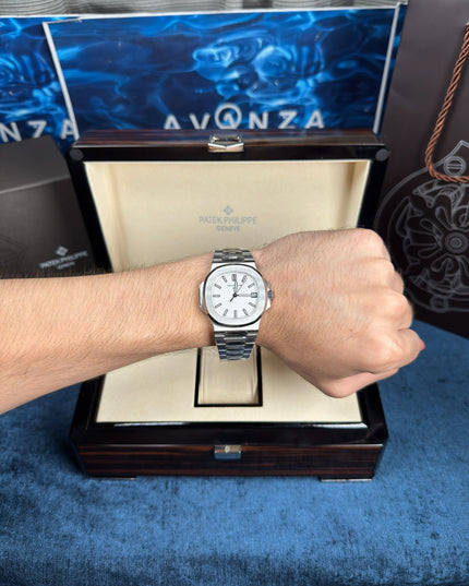 PATEK PHILIPPE NAUTILUS SUIZO - BLANCO