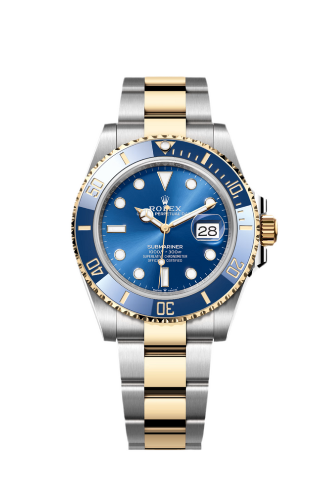 ROLEX SUBMARINE AZUL 2 TONOS