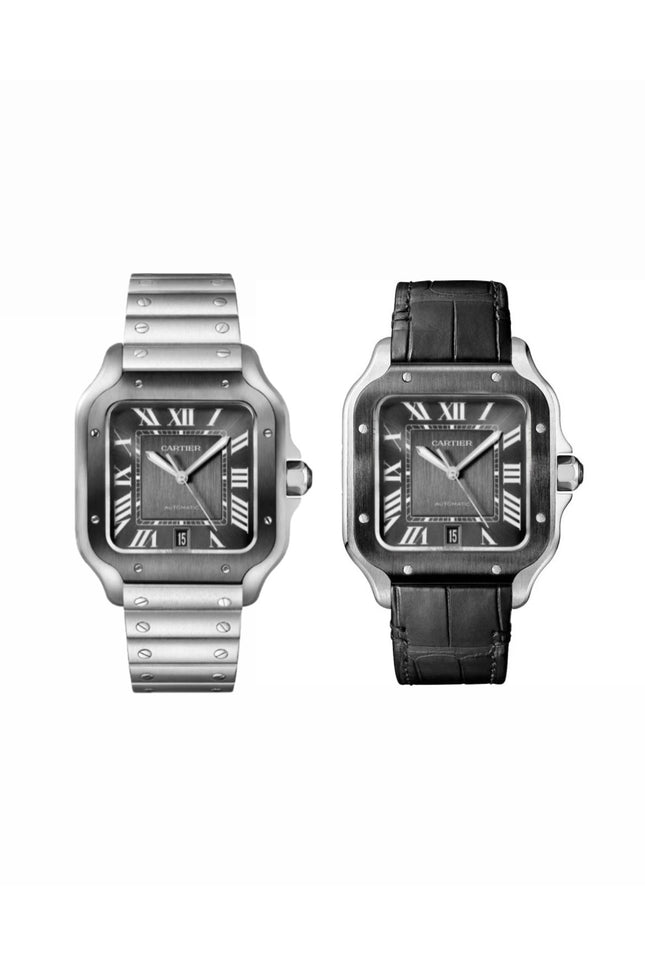 CARTIER SANTOS SUIZO - FONDO NEGRO