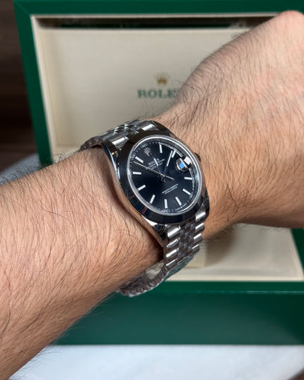 ROLEX DATEJUST NEGRO SUIZO
