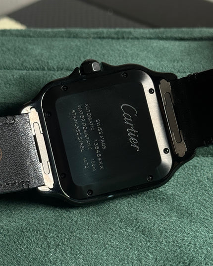 CARTIER SANTOS SUIZO DOBLE EXTENSIBLE - NEGRO