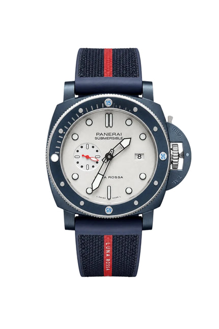 PANERAI SUMERSIBLE AZUL FONDO BLANCO