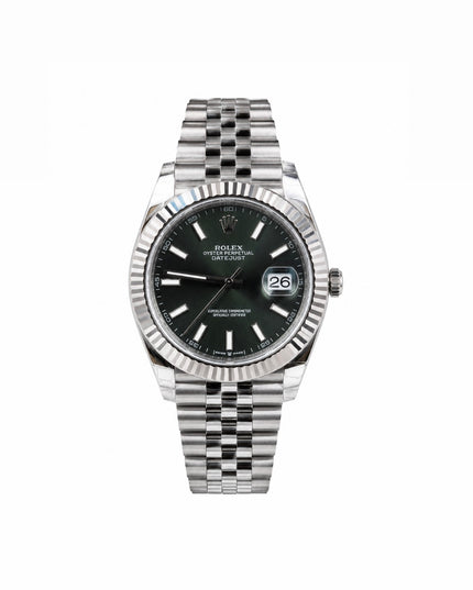 ROLEX DATEJUST ESTRIADO FONDO VERDE SUIZO