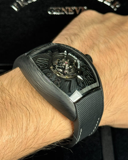 FRANCK MULLER GRAND CENTRAL TURBILLON  SUIZO - NEGRO