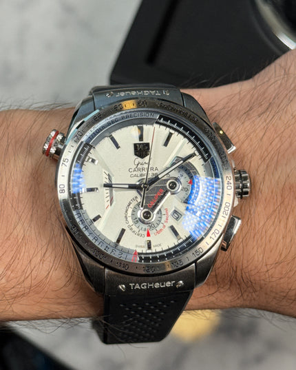 TAG HEUER CARRERA DIAL NEGRO BISEL TAQUÍMETRO