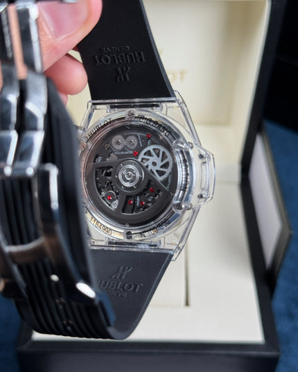 HUBLOT BIG BANG MAGIC SAPPHIRE - DORADO
