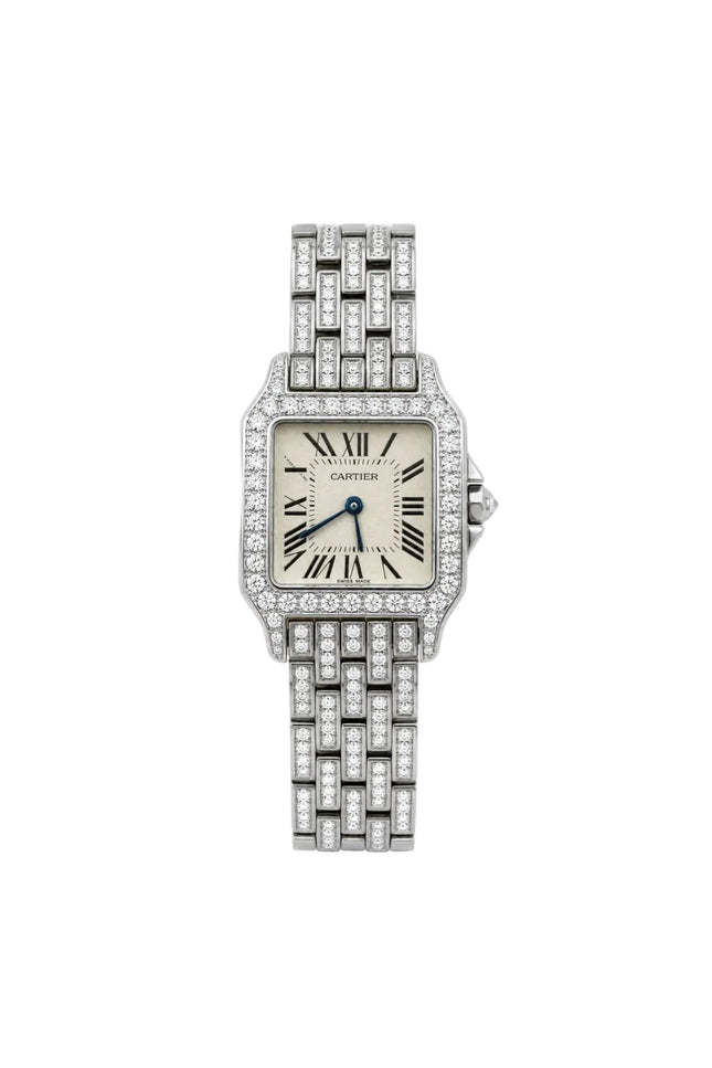 CARTIER SANTOS DEMOISELLE - FONDO APERLADO