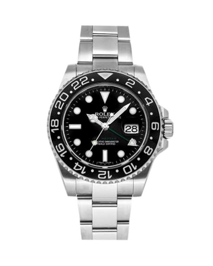 ROLEX GMT II NEGRO OYSTER SUIZO