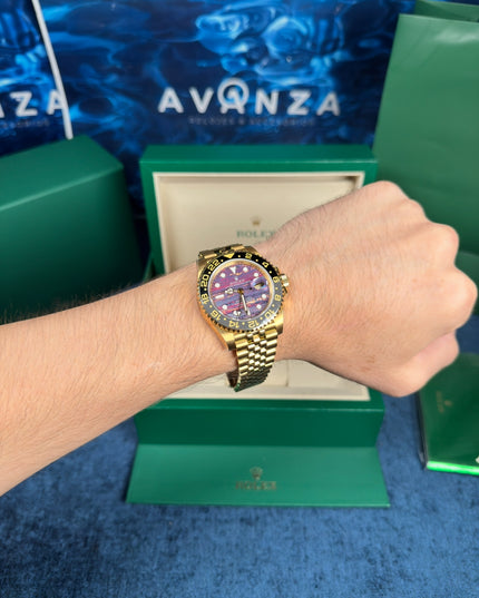 ROLEX GMT II DORADO OYSTER SUIZO