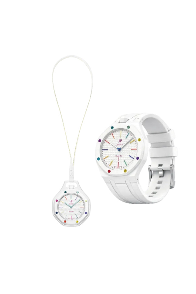 AUDEMARS PIGUET x SWATCH ROYAL POP HUIT BLANC