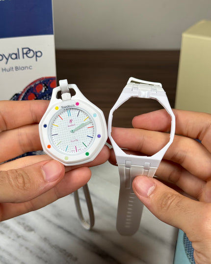 AUDEMARS PIGUET x SWATCH ROYAL POP HUIT BLANC