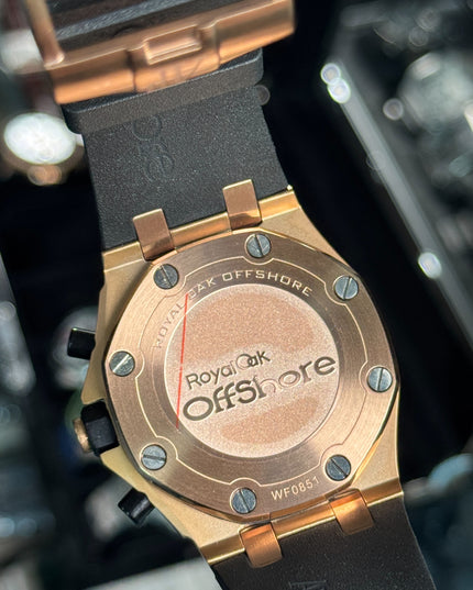 AUDEMARS PIGUET ROYAL OAK ORO ROSA NEGRO CAUCHO