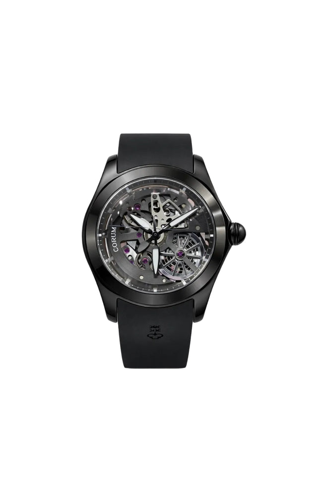 CORUM BUBBLE SKELETON NEGRO