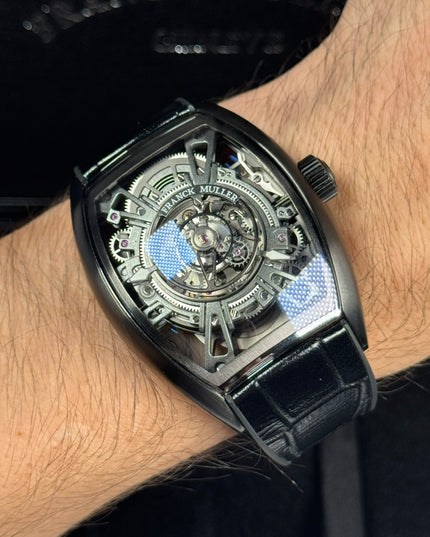 FRANCK MULLER CURVEX SUIZO - NEGRO