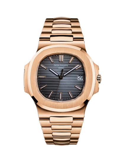 PATEK PHILIPPE NAUTILUS ROSE GOLD - FONDO NEGRO