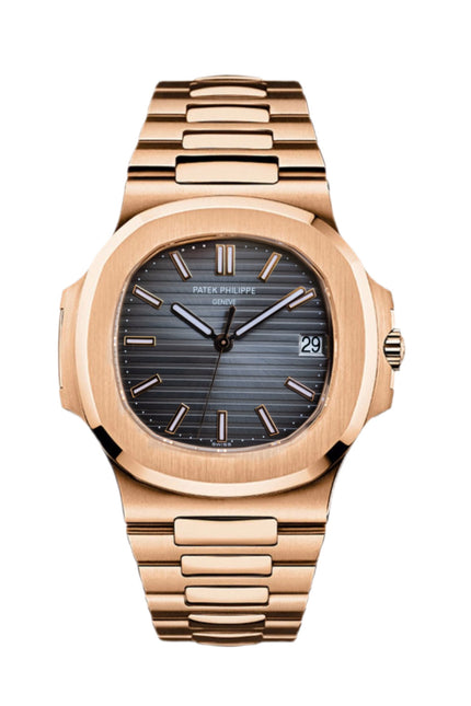 PATEK PHILIPPE NAUTILUS ROSE GOLD - FONDO NEGRO