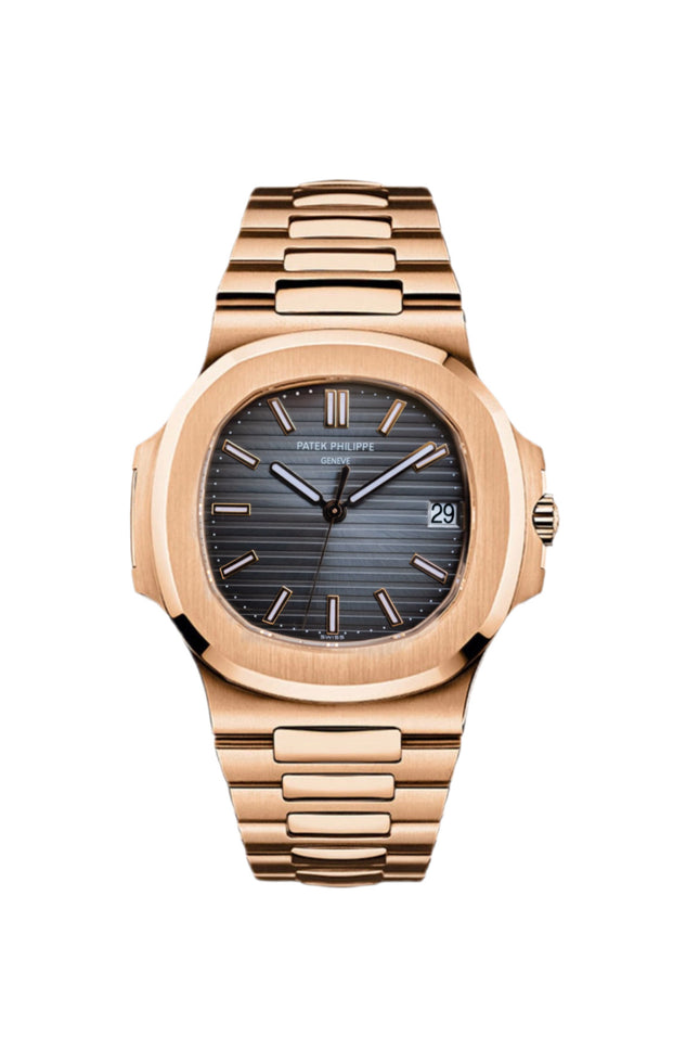 PATEK PHILIPPE NAUTILUS ROSE GOLD - FONDO NEGRO