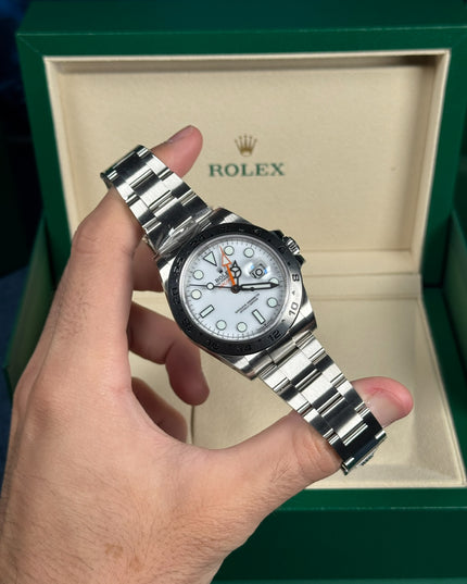 ROLEX EXPLORER II SUIZO - FONDO BLANCO