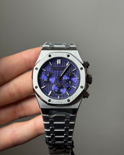 AUDEMARS PIGUET ROYAL OAK CRONÓGRAFO SUIZO - FONDO MORADO
