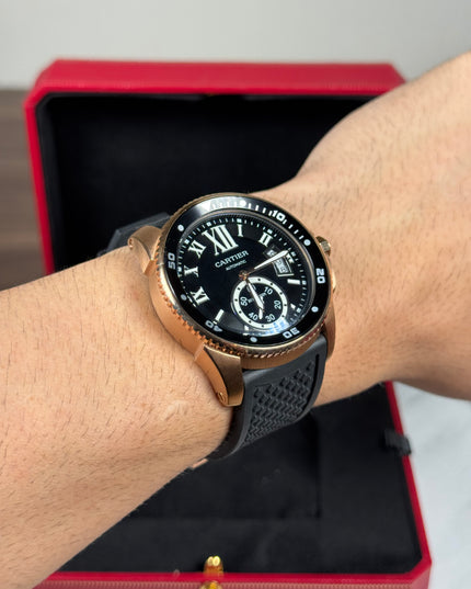 CARTIER DIVER AUTOMATIC - NEGRO/ROSEGOLD