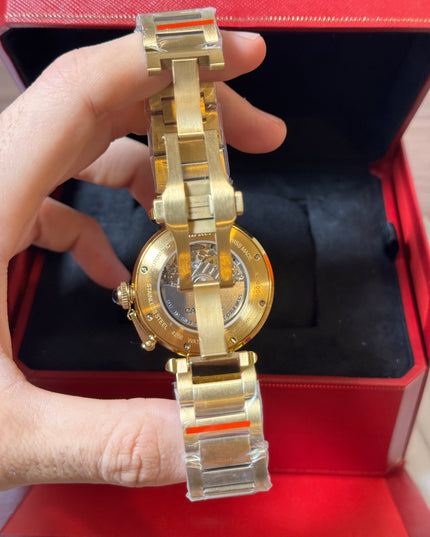 CARTIER PASHA PLATEADO DORADO