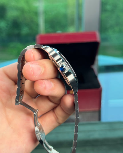 CARTIER SANTOS SUIZO DOBLE EXTENSIBLE - FONDO VERDE