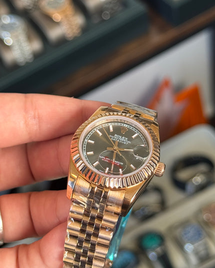 ROLEX LADY DATEJUST - ROSEGOLD ESFERA NEGRA