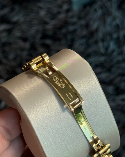 ROLEX DATEJUST 31 DAMA - DORADO FONDO BLANCO
