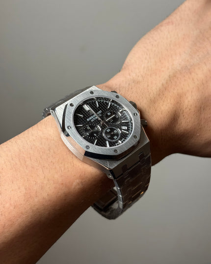 AUDEMARS PIGUET ROYAL OAK CHRONO - FONDO NEGRO