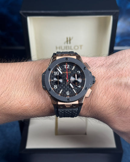 HUBLOT BIG BANG 20TH ANNIVERSARY KING GOLD CERAMIC SUIZO