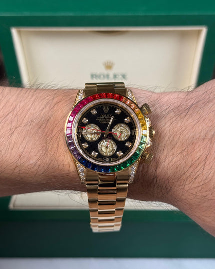 ROLEX DAYTONA RAINBOW DORADO