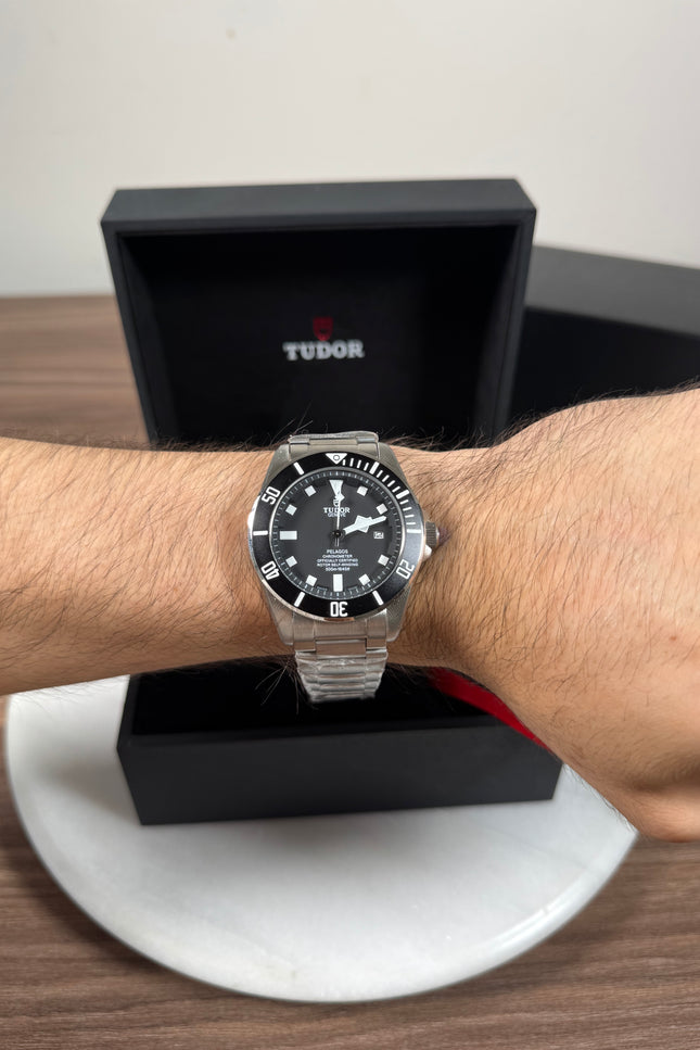 TUDOR PELAGOS ACERO - NEGRO