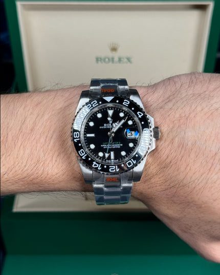 ROLEX GMT II NEGRO OYSTER SUIZO