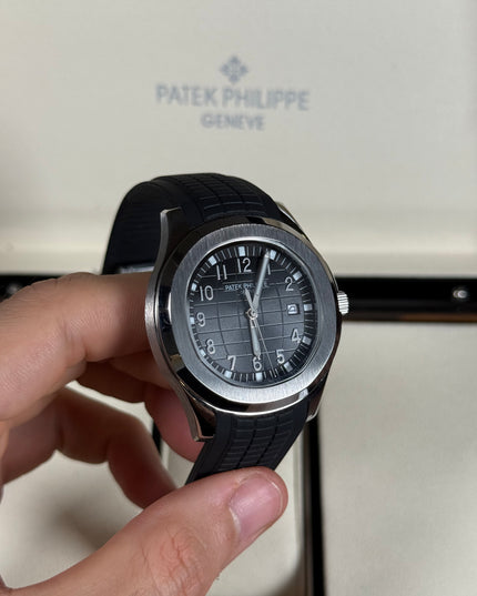 PATEK PHILIPPE AQUANAUT - NEGRO PLATEADO