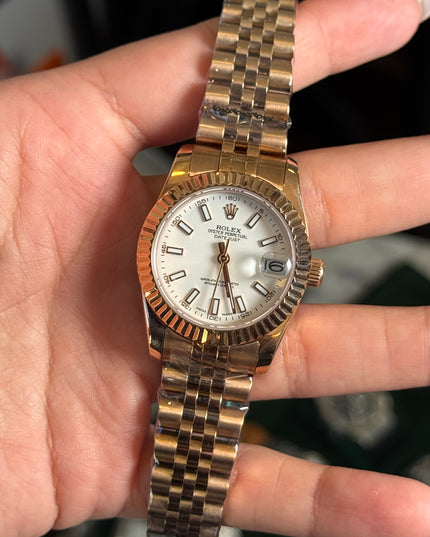 ROLEX LADY DATEJUST - ROSEGOLD ESFERA BLANCA