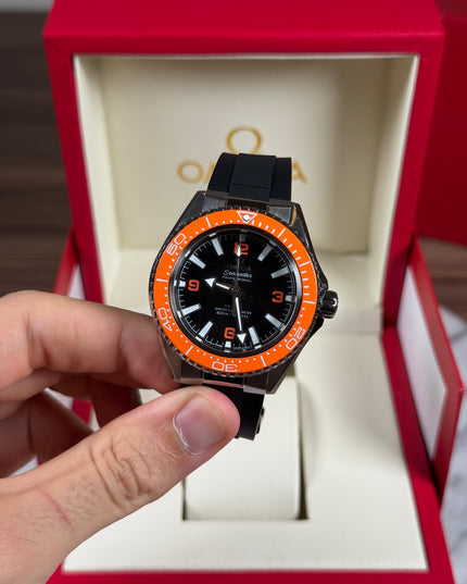 OMEGA SEAMASTER PLANET OCEAN 600M - NEGRO/NARANJA