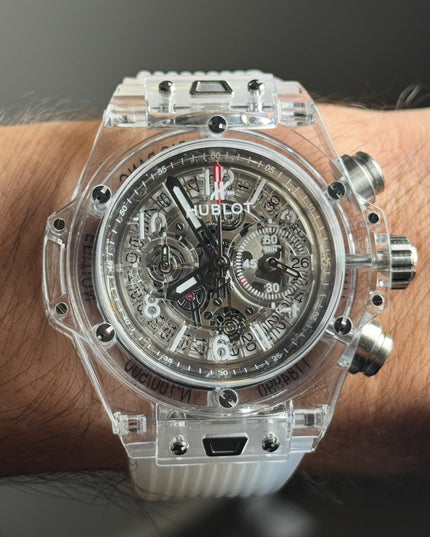 HUBLOT BIG BANG MAGIC SAPPHIRE BLANCO