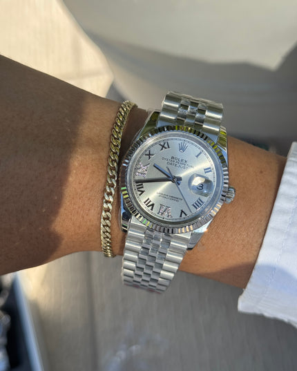 ROLEX DATEJUST DAMA 36MM SUIZO DIAMANTES